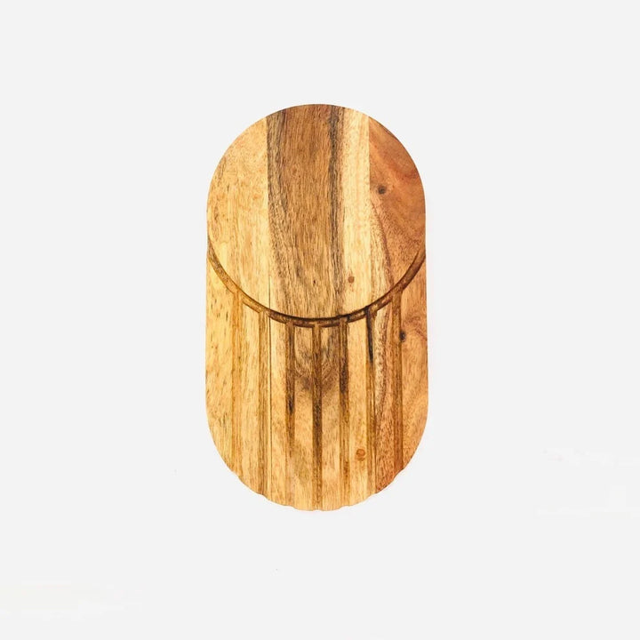 Crescent Arc Wooden Serving Board