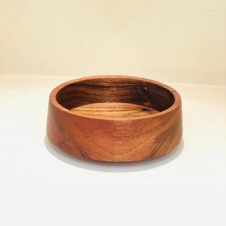 Rustic Wooden Utility Bowl
