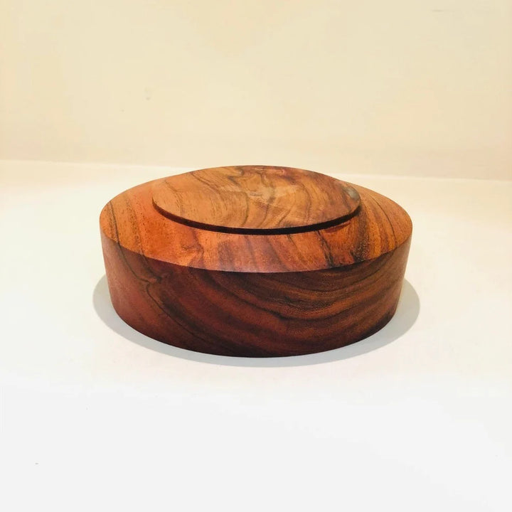 Rustic Wooden Utility Bowl